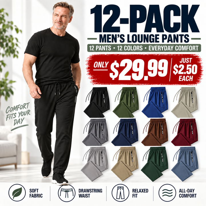 Men's Minimalist Ice Silk Casual Athletic Pants
