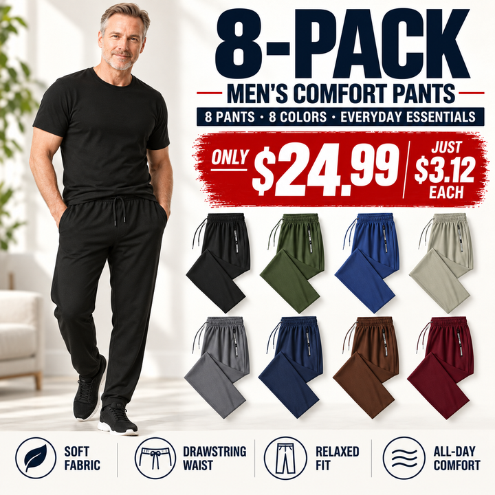 Men's Minimalist Ice Silk Casual Athletic Pants