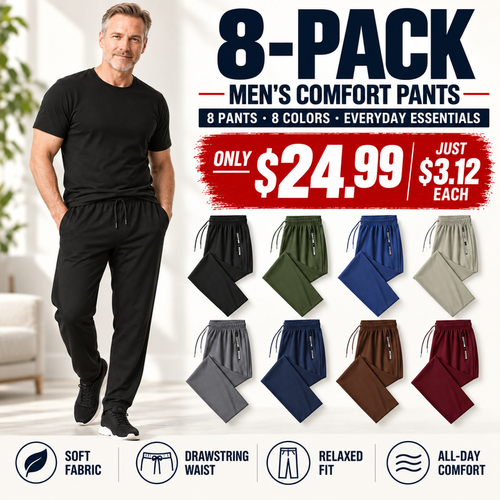 Men's Minimalist Ice Silk Casual Athletic Pants